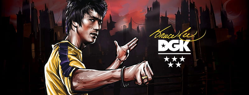 DGK x Bruce Lee mod for Skater XL - mod.io, Bruce Lee Cartoon, HD wallpaper