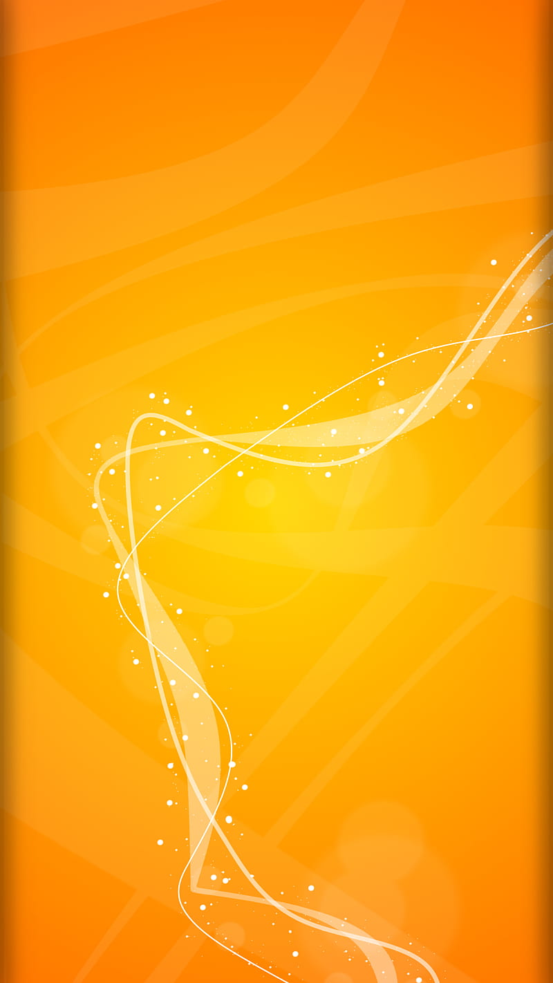 Yellow Ribbon, abstract, background, white, HD phone wallpaper