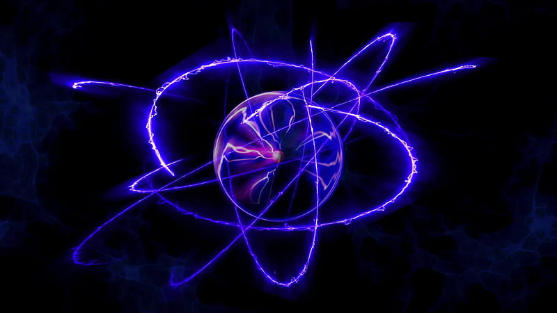 Plasma Lightning Colorful Background Magic Flying Balls in Space 9884643 Stock Video at Vecteezy, HD wallpaper