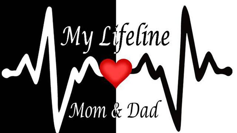 My Lifeline Mom And Dad Mom Dad, HD wallpaper