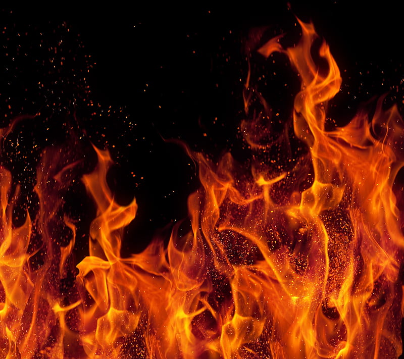 Embers, ember, fire, flame, HD wallpaper