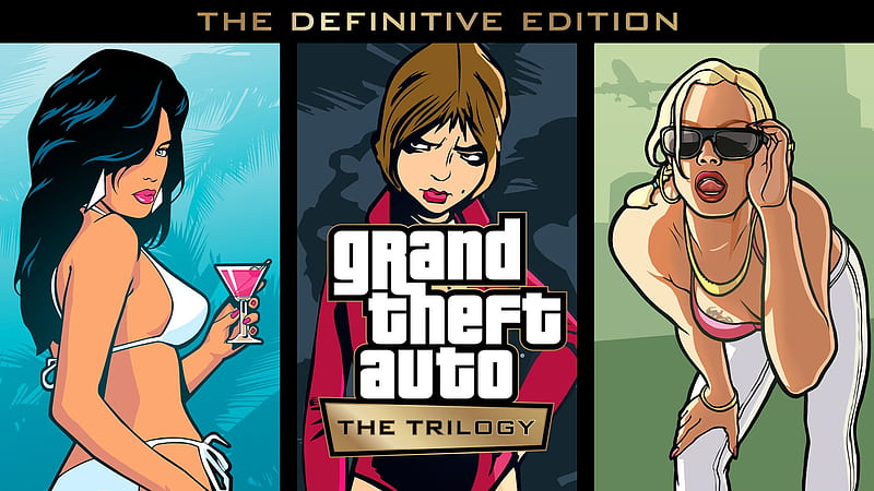 Grand Theft Auto, Grand Theft Auto: The Trilogy - The Definitive Edition , Grand Theft Auto: San Andreas , Grand Theft Auto III , Grand Theft Auto: Vice City, HD wallpaper