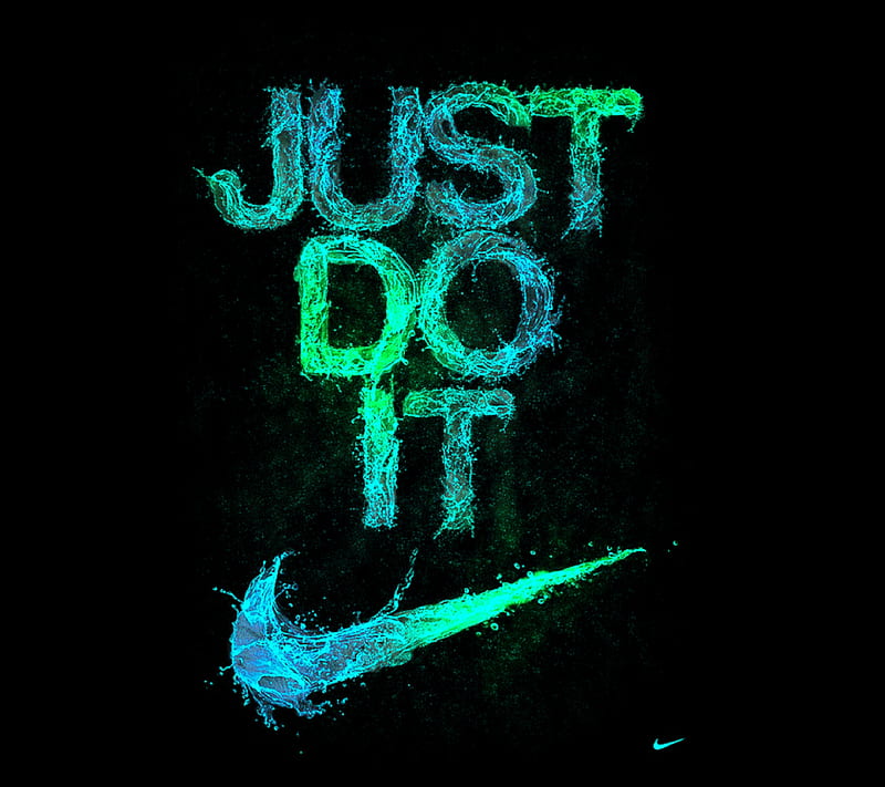 Nike, blue, do, green, it, just, logo, pretty, esports, teal, HD wallpaper