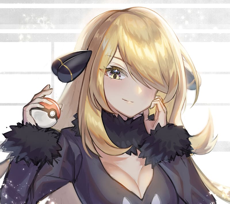 Anime, Pokémon, Pokeball, Cynthia (Pokémon), HD wallpaper