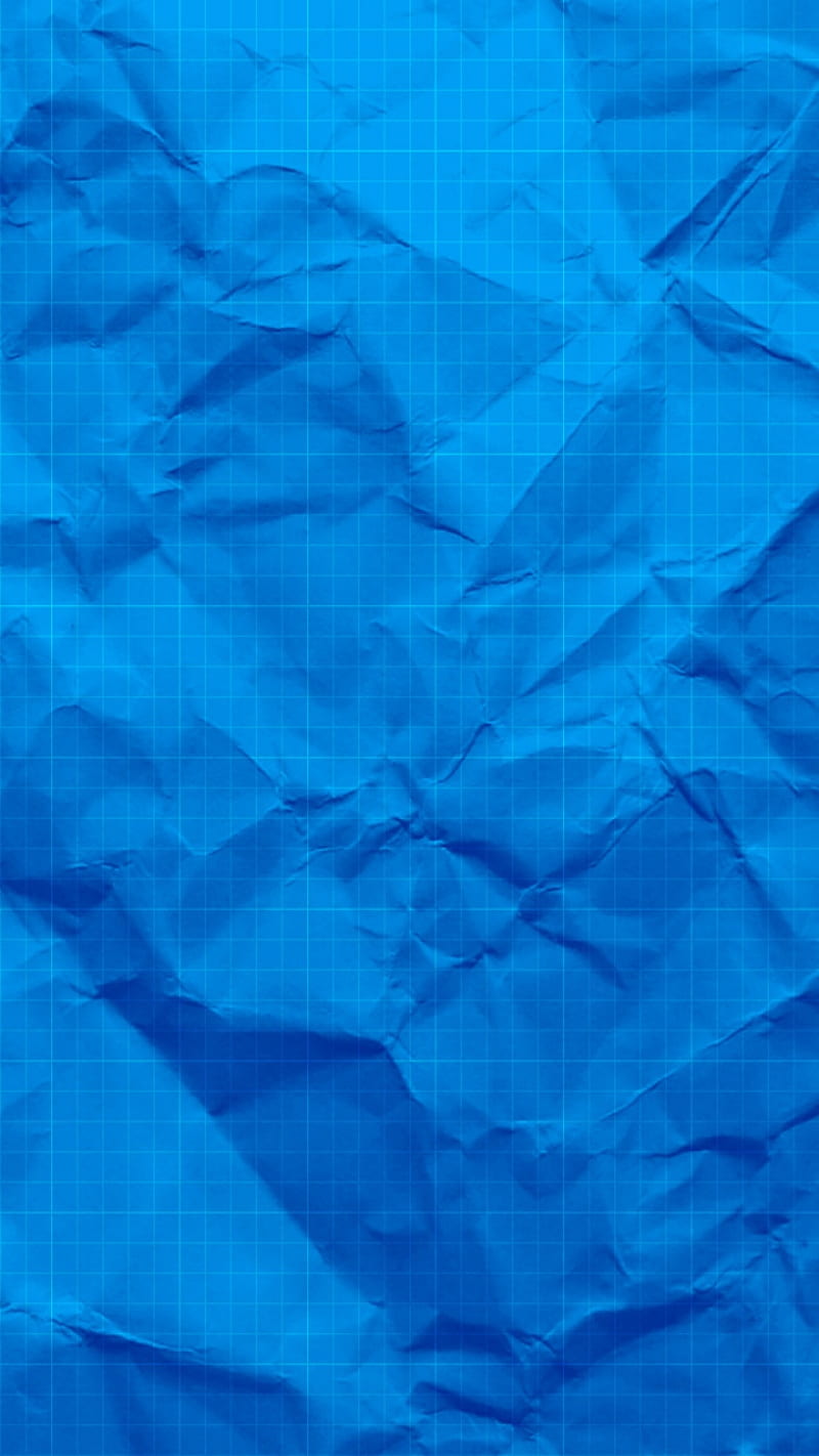 Paper, background, blue, crumpled, texture, HD phone wallpaper