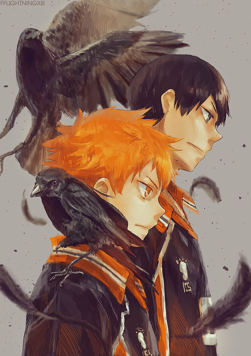 KageHina, haikyuu, hinata, kageyama, HD phone wallpaper | Peakpx