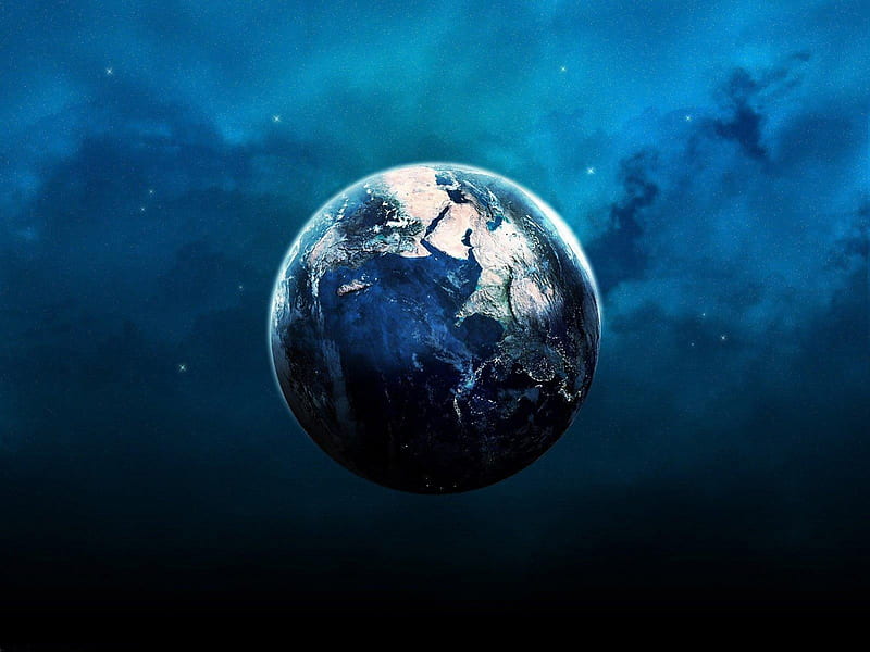 Earth Shift, water, planet, earth, life, HD wallpaper