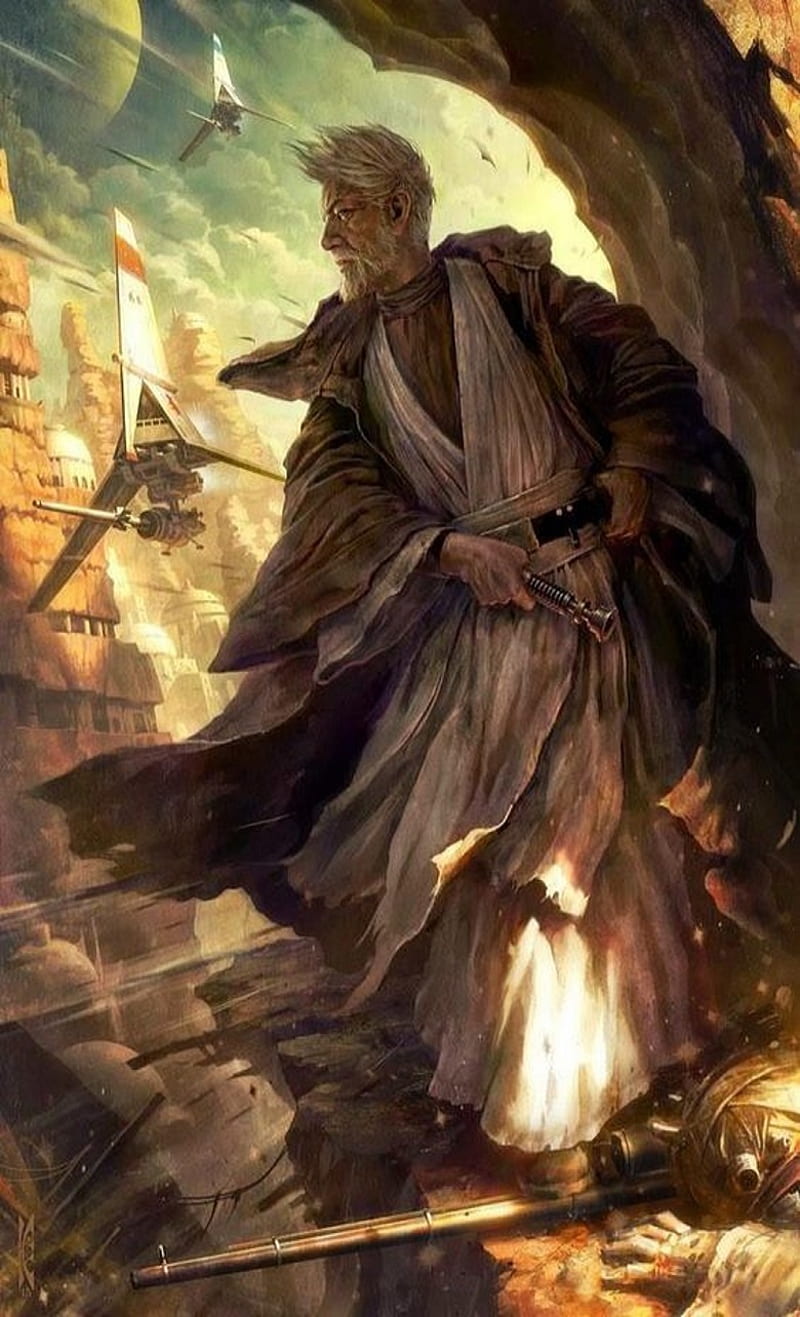 Obi Wan from Star Wars HD wallpaper  Wallpaper Flare