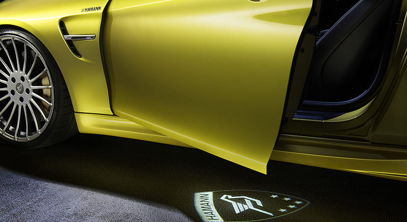 2015 HAMANN BMW M4 Coupe F82 - LED Logo Projector - Detail , car, HD wallpaper