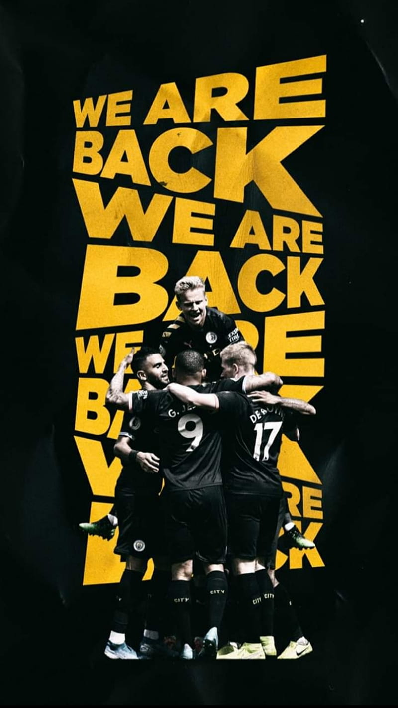 We are back , corona, we are back football, HD phone wallpaper