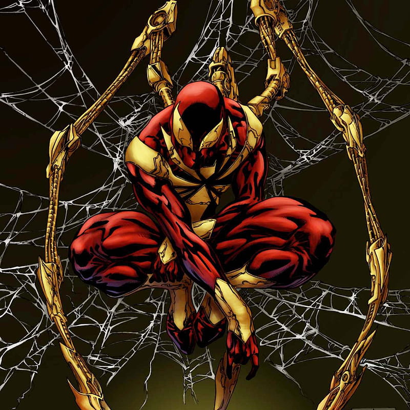 Iron Spider, spider-man, civil war, marvel, HD phone wallpaper | Peakpx