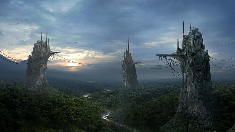 fantasy castle hogwarts movies, HD wallpaper
