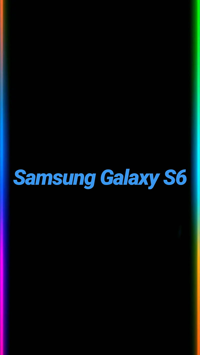 Samsung s6 logo, color, galaxy, logo, s6, samsung, HD phone wallpaper