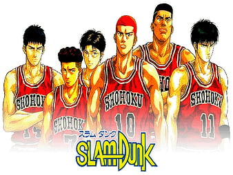 SlamDunk 5th Anniversary poster, slamdynk, shohoku, anime, basketball ...