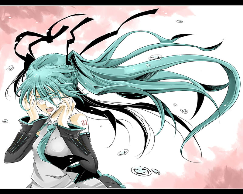 hatsune miku crying tumblr