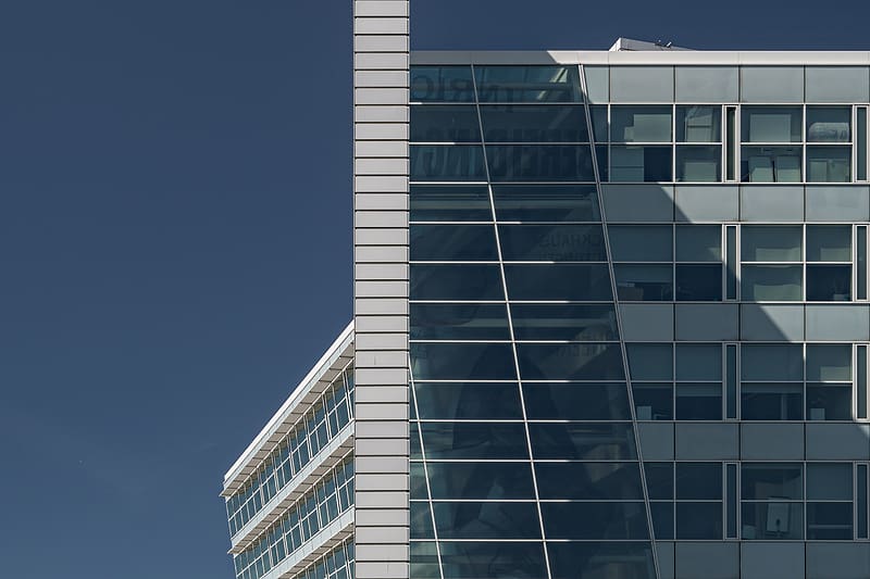 Building, facade, glass, lines, HD wallpaper | Peakpx