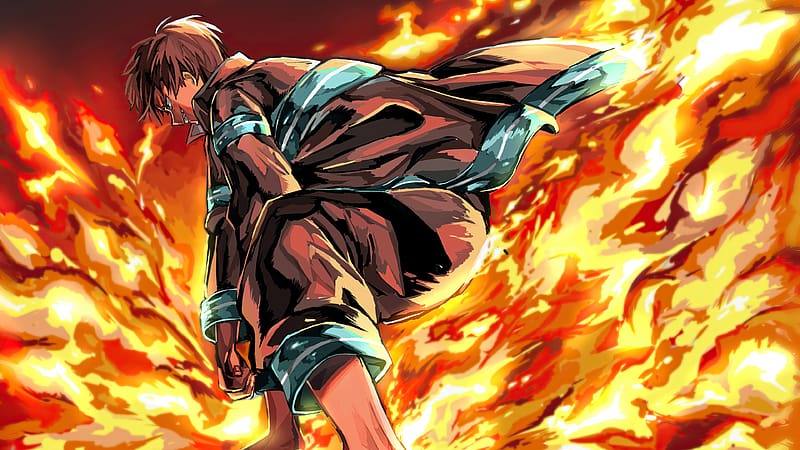 Anime, Shinra Kusakabe, Fire Force, HD wallpaper