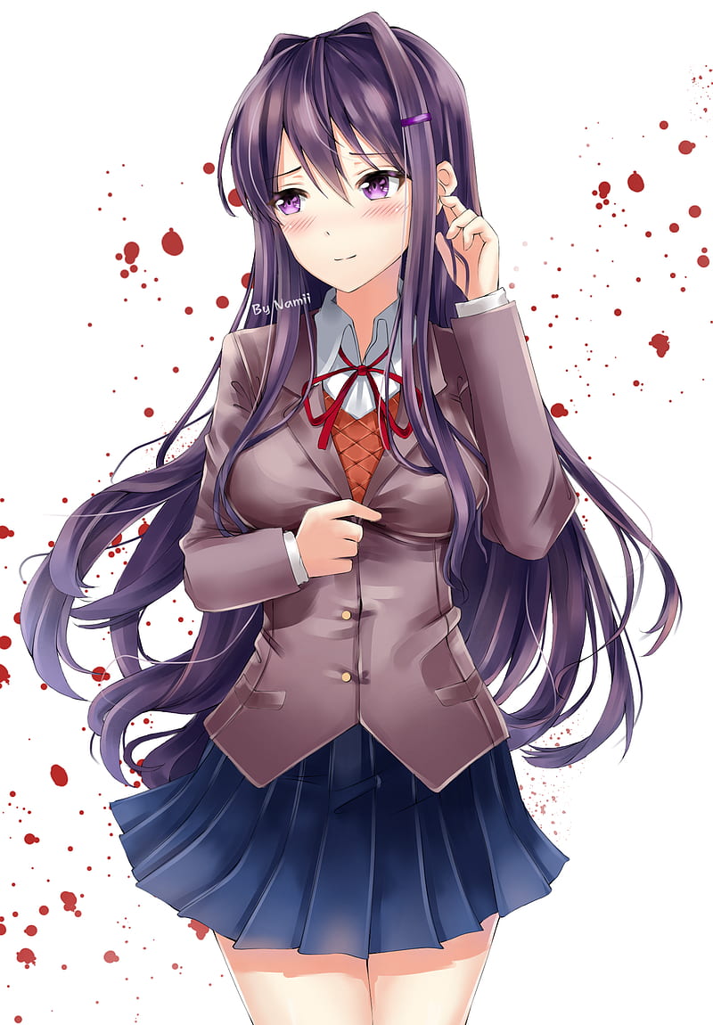 Fanart of doki doki literature club character