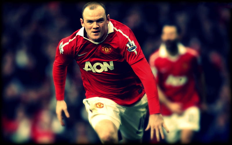 Wayne Rooney, Manchester United, football, Premier League, England, HD wallpaper
