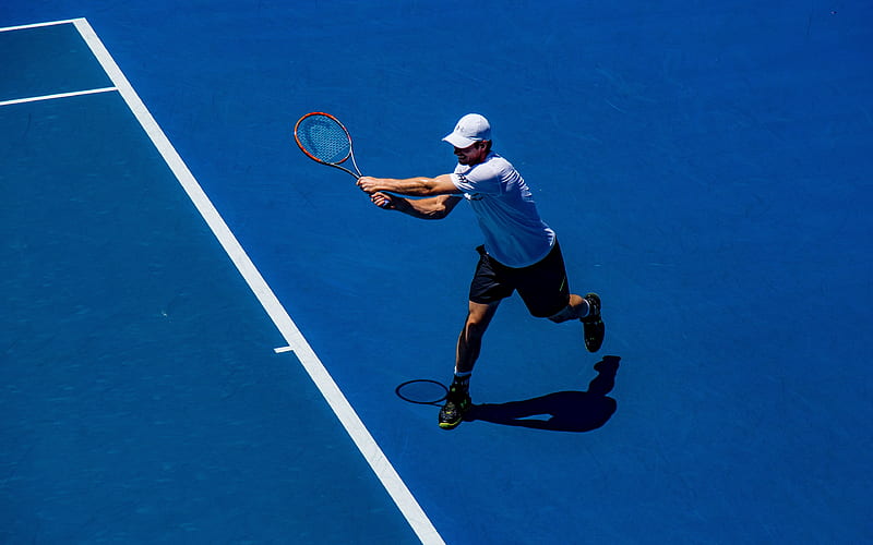 Andy Murray tennis players, ATP, tennis court, match, tennis, HD wallpaper