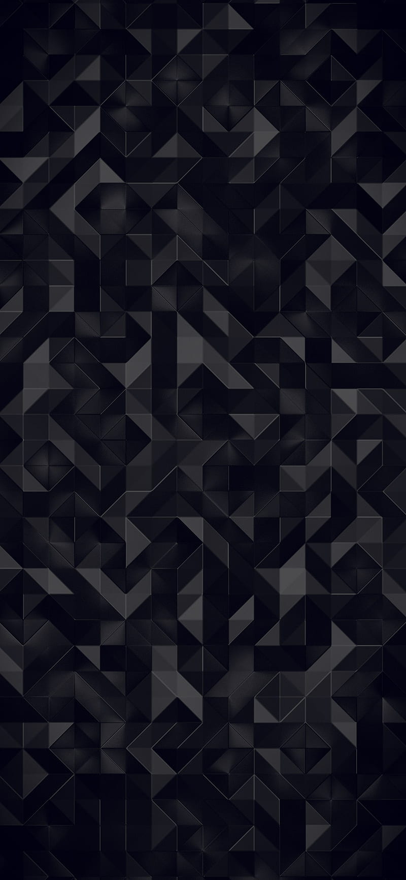 1290x2796px, 2K free download | Polygon, 3d, abstract, background ...