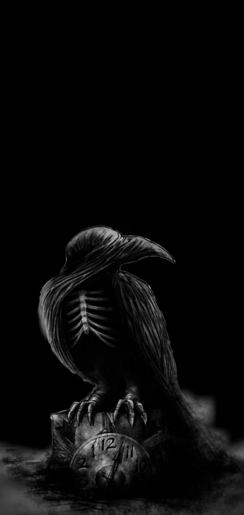Dark crow , black, HD phone wallpaper