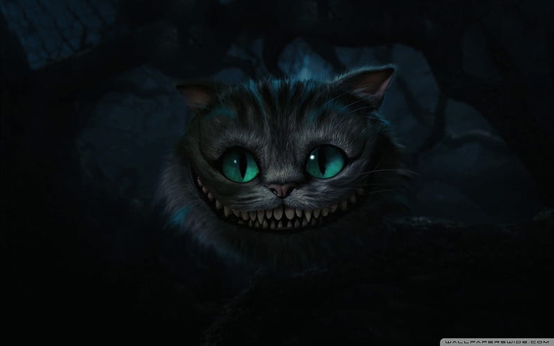 cheshire cat-Alice in Wonderland Movie 01, HD wallpaper
