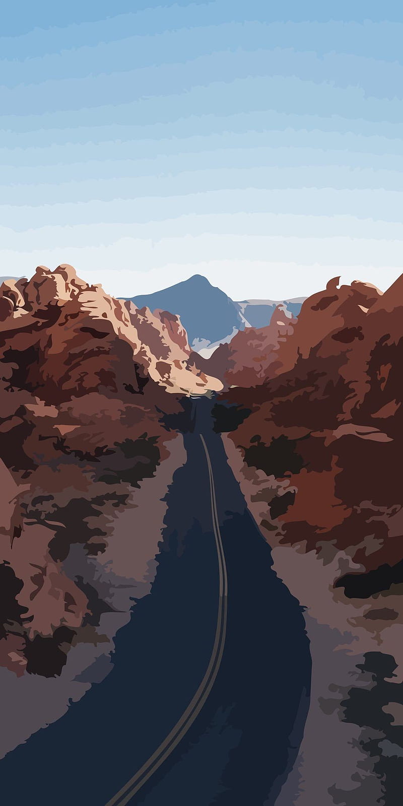 Desert Valley Road , death valley, mountain, HD phone wallpaper