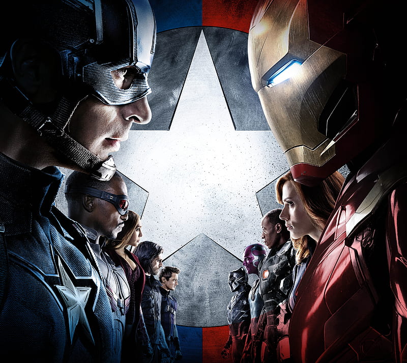 Civil War, avengers, captain america, fantasy, iron man, marvel, HD wallpaper