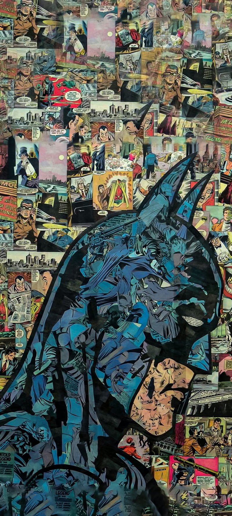 Batman Comic, dc super hero, HD phone wallpaper