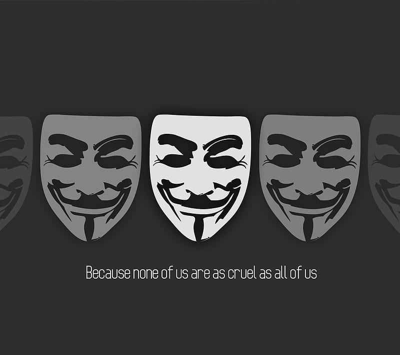 Anonymous, dom, mask, vendetta, HD wallpaper