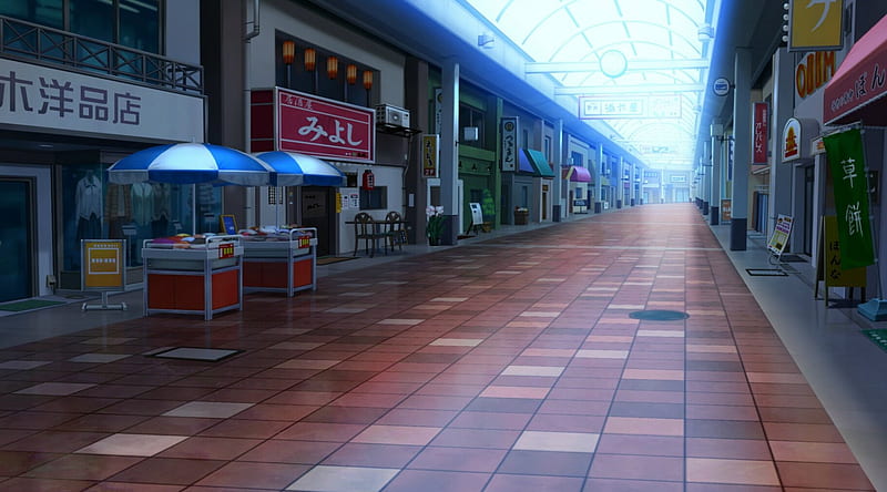 prompthunt: eerie abandoned mall, horror - themed, award - winning anime  digital art