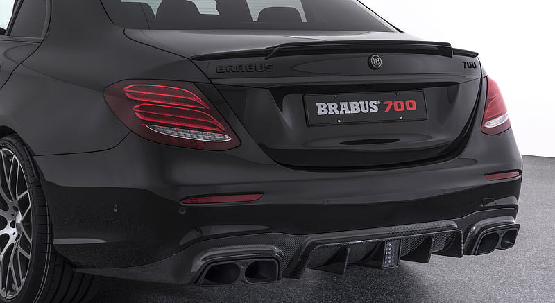 2017 BRABUS 700 based on the Mercedes E 63 S 4MATIC+ Sedan - Rear Bumper , car, HD wallpaper