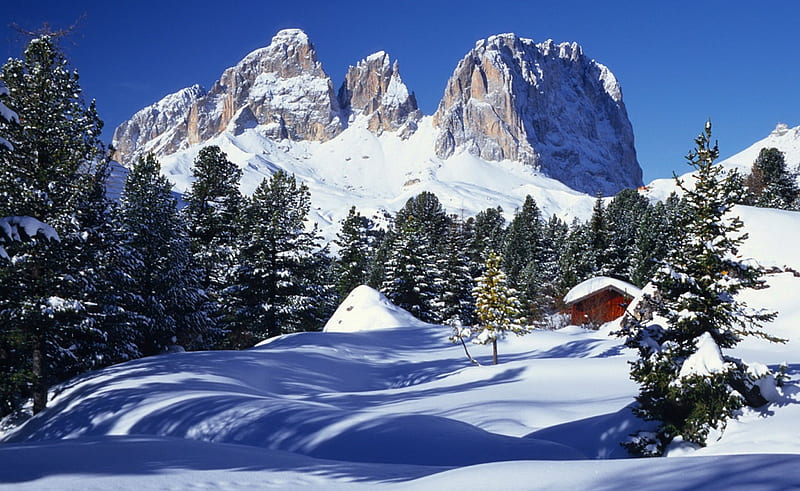 Snowy Mountain Cabin Rocks Hut House Cottage Covered Cabin Bonito Log Cabin Hd Wallpaper Peakpx