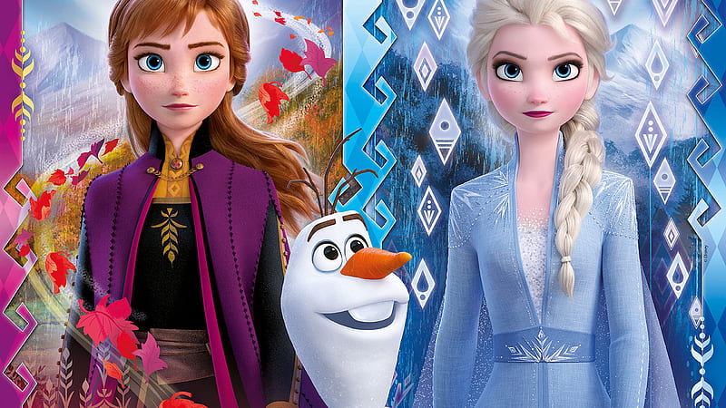 Anna Elsa Olaf Frozen 2, Fondo de pantalla HD | Peakpx