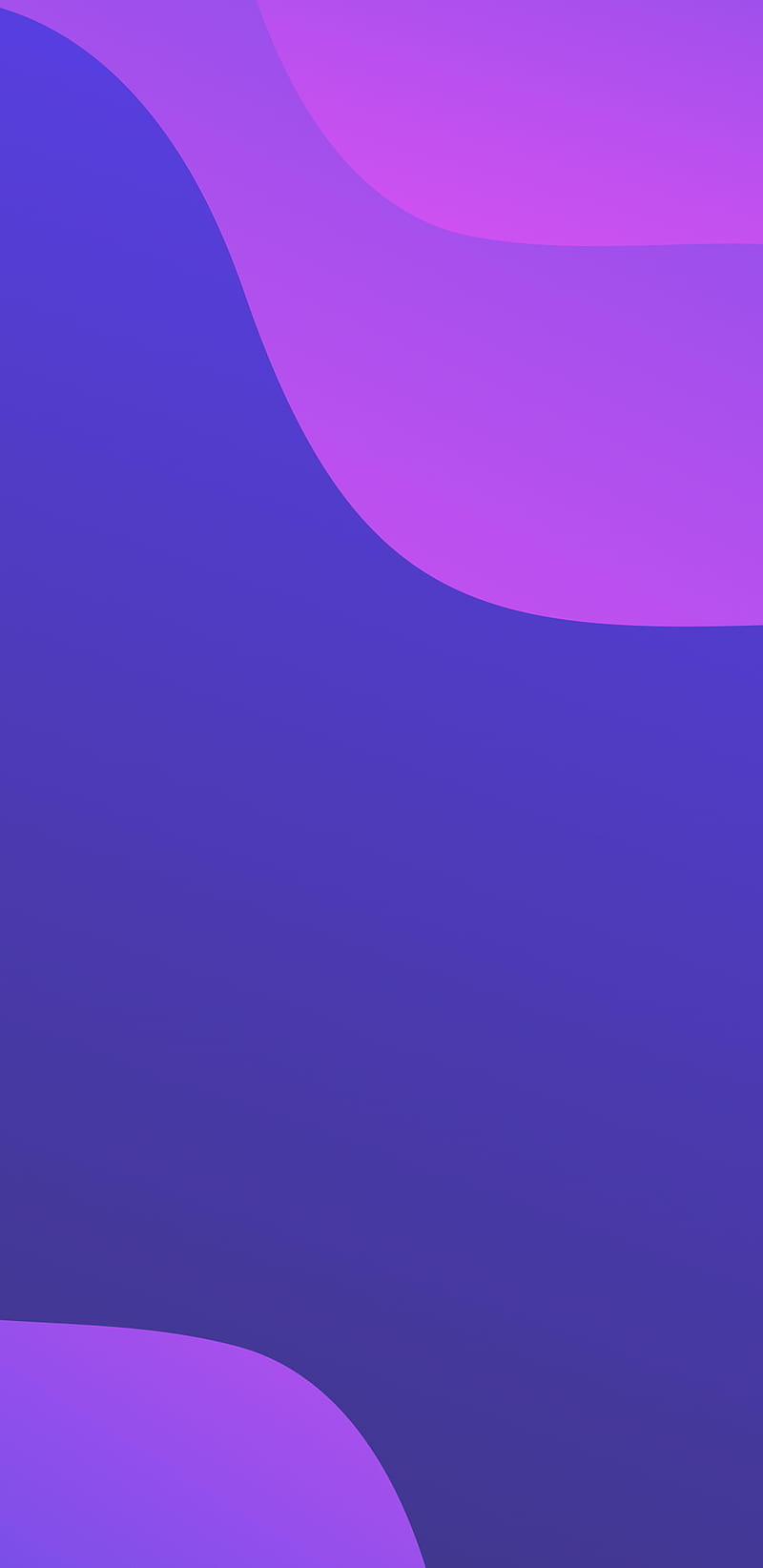 Purple Wave, color, colour, graident, iphone, modern, samsung, simple, HD phone wallpaper