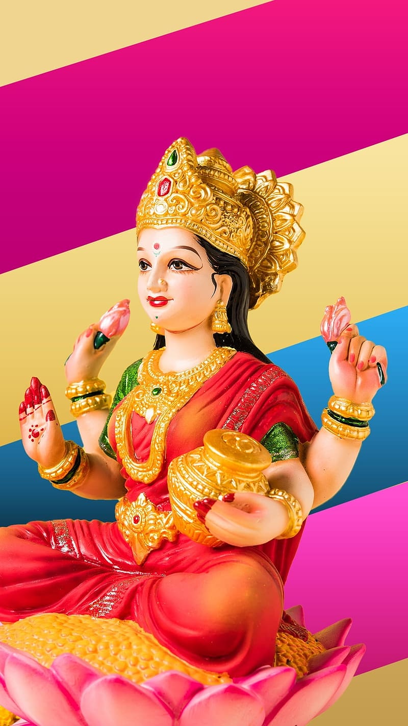 Laxmi Mata , Small Statue, maa laxmi small statue, goddess, hindu god, HD phone wallpaper