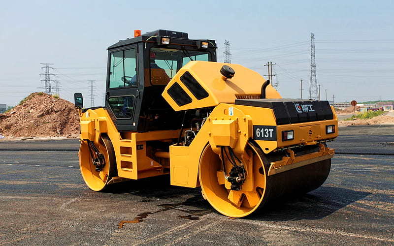 LiuGong CLG 613T, road rollers, 2021 rollers, construction machinery, special equipment, rollers, construction equipment, LiuGong, R, HD wallpaper