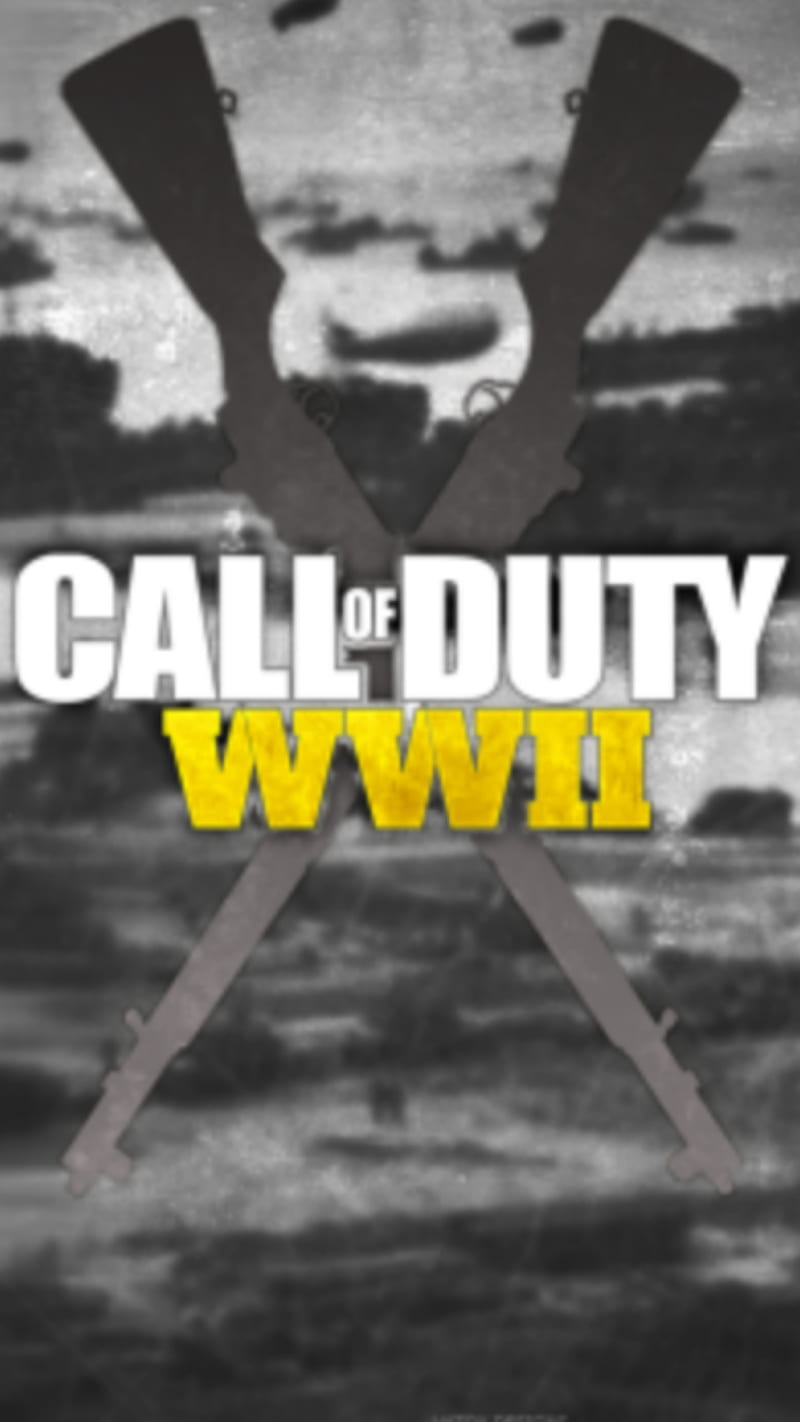Cod WW2 D-Day, call, duty, logo, real, HD phone wallpaper