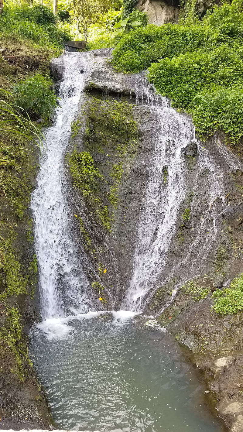 Waterfall, fall, grenada, HD phone wallpaper