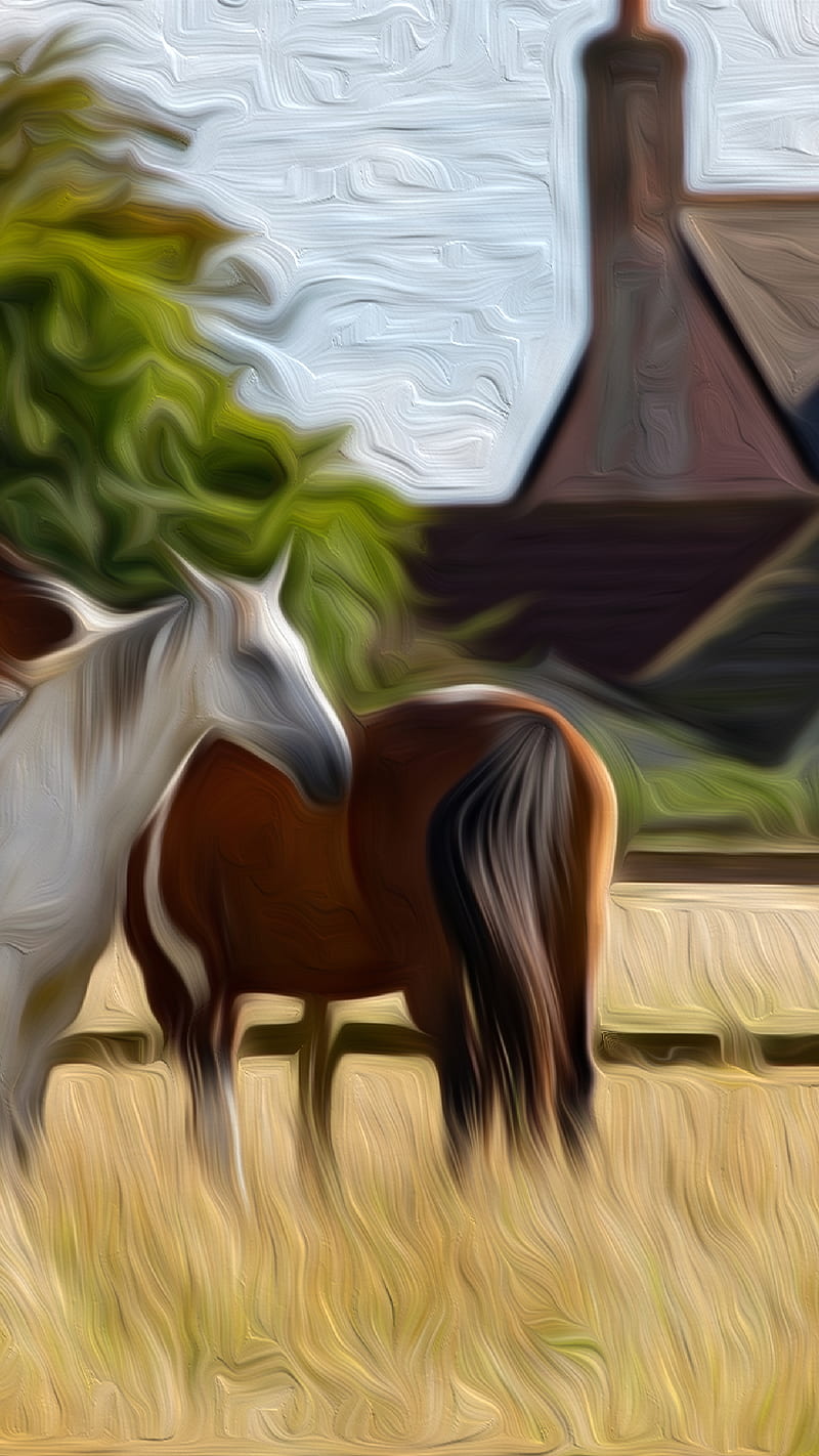 Horses Brown Horse Whi, Animal, Brown, Equine, Horse, Horses, White, decord, HD phone wallpaper