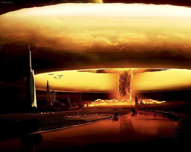 explosion, atom, guerra, nuclear, bomb, HD wallpaper