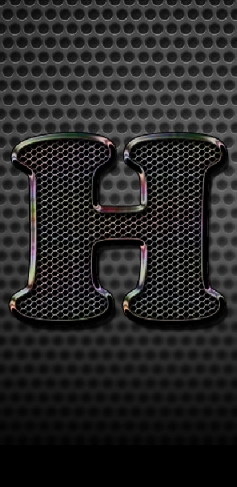 Letter h, black, metal, letters, alphabets, alphabet, HD phone wallpaper |  Peakpx