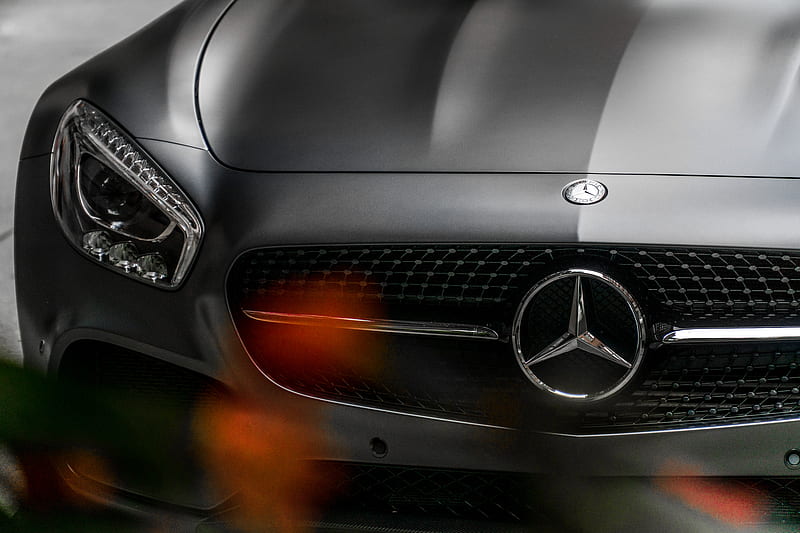 close up of Mercedez-Benz vehicle, HD wallpaper