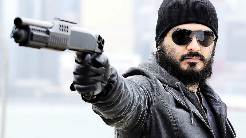 Ajith Kumar With Pistol Is Wearing Black Jerkin Ajith Kumar, HD wallpaper |  Peakpx