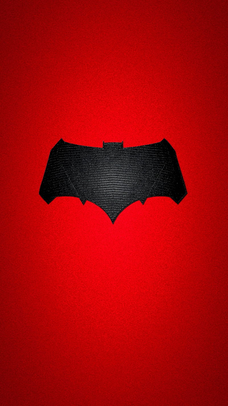 Batman, dc, logo, red, HD phone wallpaper | Peakpx