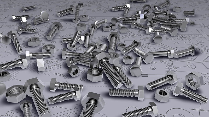 Nuts and Bolts, build, men, steel, firefox persona, work, man, tools, HD wallpaper
