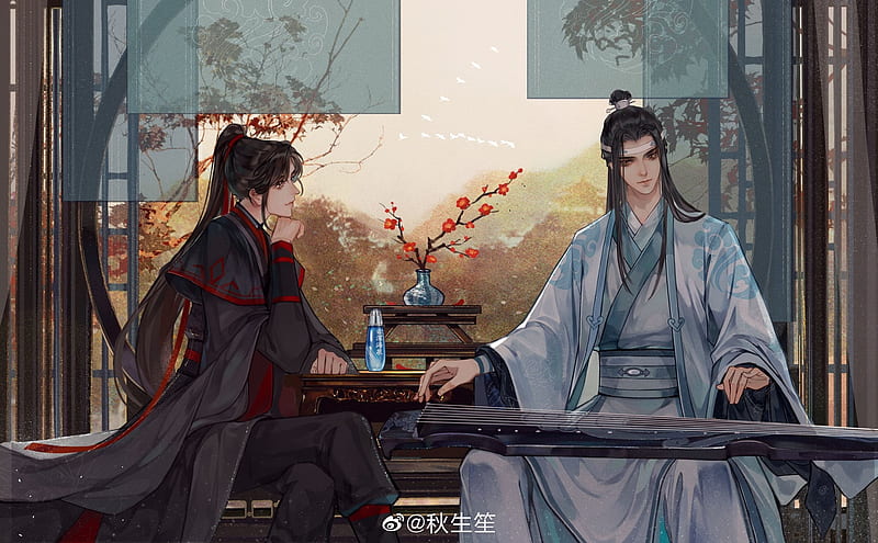 Download Wei WuXian, Lan WangJi, winter, Mo Dao Zu Shi, manga, Grandmaster  of Demonic Cultivation, The Founder of Diabolism, artwork, Wei Ying, Lan  Zhan, Wei WuXian Mo Dao Zu Shi, Lan Wangji