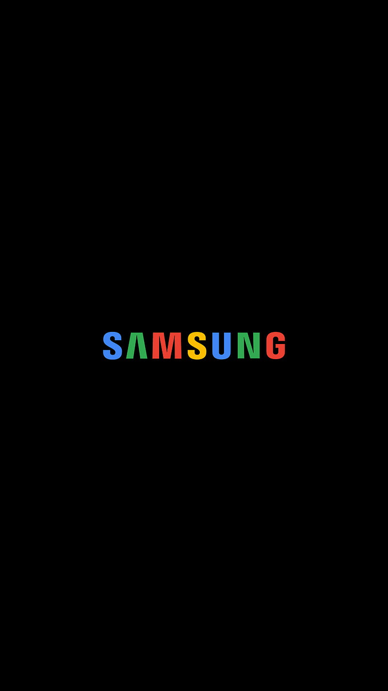SAMSUNG, 2018, black, blue, galaxy, google, green, logo, red, HD phone wallpaper