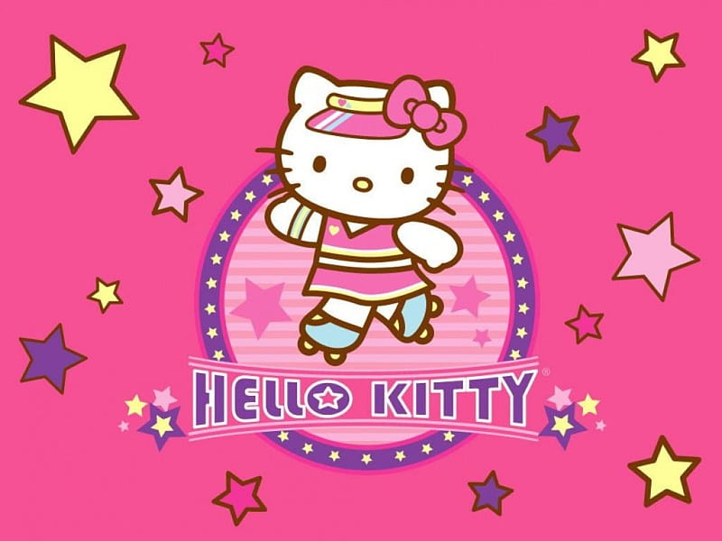 Sanrio Hello Kitty Tulips Pink Wallpaper - Kawaii Hoshi
